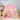Dreamy Pink Castle play tent, pink-and-cream dome with pom-pom garland and open door