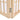 Wood room divider hinge with metal brackets on folding 4-panel screen