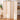 Light wood 4-panel folding room divider with grid lattice panels for privacy.