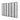 Black 6-panel room divider dimensions view: 270cm wide and 180cm tall