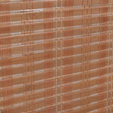 Brown woven bamboo lattice with tight horizontal and vertical strands