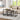 Set of 3 square nesting side tables with dark metal frames and rustic brown wood tops