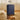 Navy hardside suitcase with slash texture, telescoping handle and four spinner wheels