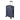 Blauer Hartschalen-Spinnersuitcase mit seitlichem Schlossbügel, 4 Rollen
