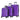 Purple hardside spinner suitcase set, 20/24/28 in, hard shell with wheels