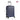 28-inch blue hardside spinner suitcase with telescoping handle and four swivel wheels