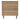 Rattan Sideboard 80cm Rückseite/geschlossenes Paneel mit Holzmaserung