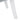 White chair legs on light gray plush seat and back