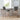 Dark grey linen bar stool set, tall backrest and cushioned seat