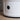 White round storage unit with 2 drawers; close-up of circular pull handle