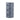 Grey 3-tier plastic storage unit with three front drawers and round pull holes