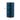 Blue cylindrical 3-drawer plastic storage unit with three front pull openings