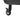 Rolling caster wheel at underside of dark gray upholstered sleeper chair frame