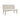 Beige linen dining bench with button-tufted back, contoured seat, wooden legs