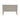 Beige linen dining bench seat base with straight back panel and wooden legs