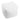 White ottoman foot rest with textured fabric and rounded rectangular shape