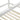 Center rail connection with screw fasteners on white pine slat frame