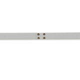 Low base toddler bed rail with corner brackets and wood slat fixings