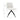 White plush bar stool with dimensions diagram and black tripod base