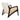 Cream corduroy armchair with rattan armrests, dark wood frame, wide seat and tall back