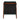 Corduroy armchair seat cushion with rattan arms and green trim