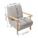 Grey armchair dimensions diagram: 60cm W, 70cm D, 80cm H.