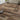 Wood-grain PVC self-adhesive plank flooring tiles, staggered pattern, brown tones