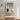 Anti-fog LED mirror cabinet with glowing border, mounted above a white sink