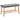 Bamboo shoe storage bench with gray upholstered seat and lower slatted shoe rack