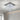 25cm square crystal ceiling light with hanging droplets, chrome frame