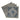 Peel-and-stick PVC floor tiles set, stacked marble diamond design in gray and beige