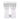 Modern Food Dispenser cereal storage dispenser, twin clear containers with white towers