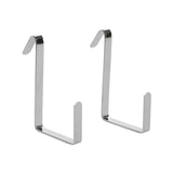 Metal over-door hooks for the non-woven organizer, two support frames