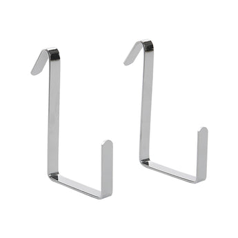 Metal over-door hooks for the non-woven organizer, two support frames