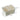 Three-compartment fridge storage container with clear lid and beige base, vented walls