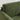 Green chenille armchair upholstery close-up with thick padded arm and back