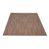 36-piece self-adhesive PVC plank flooring sheet, medium brown wood-grain pattern