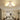 Ceiling light with four frosted acrylic shades and central chrome crystal cluster