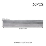 Maße je PVC-Planke: 36,02 x 5,98 in (91,5 x 15,2 cm), Stärke 0,2 cm