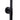 Black wall mount bracket with shower hose attachment