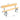 3-seater wooden bench size diagram with 167cm length and 109cm height markings