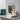 Hollywood vanity mirror with 12 bulbs, white frame and standing base
