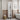 Slim white tall cabinet with full-length glass mirror door, standing with slender legs.
