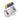 External corner trowel with blue/yellow grip and size measurements labeled