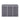 Light grey plastic garden storage shed with three door panels, closed
