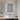 Wall-mounted rectangular bathroom mirror with white LED frame, anti-fog glass