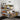 Two-tier pull-out wire baskets with metal sliding rails for kitchen storage