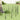Black metal garden border fence set of arched panels with scrollwork and ground stakes