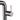 Gunmetal single-hole mixer tap head with round control knob and tall spout
