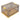 Foldable clear storage bin with yellow frame and base, open inner compartment